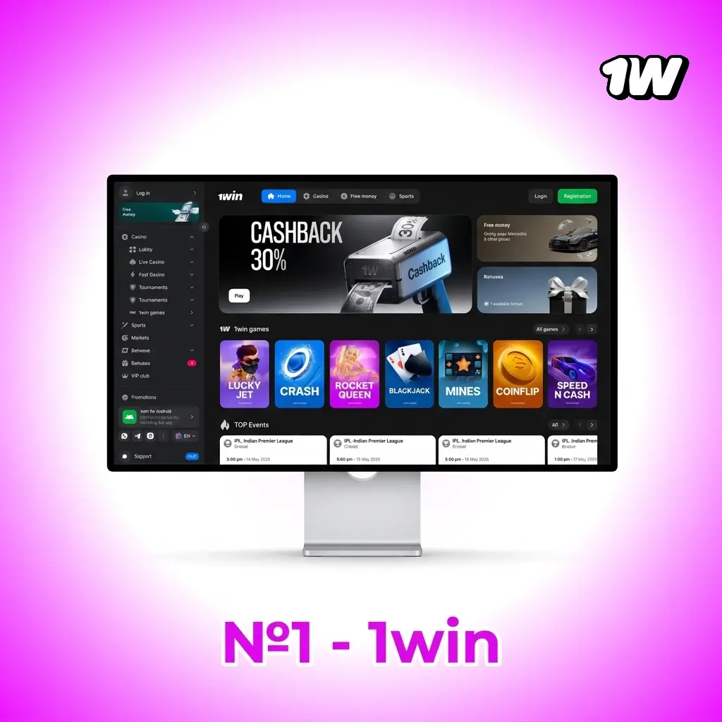 1win cricket betting platform ranked #1 offering 60+ IPL markets, ball-by-ball betting, UPI deposits, and 500% welcome bonus