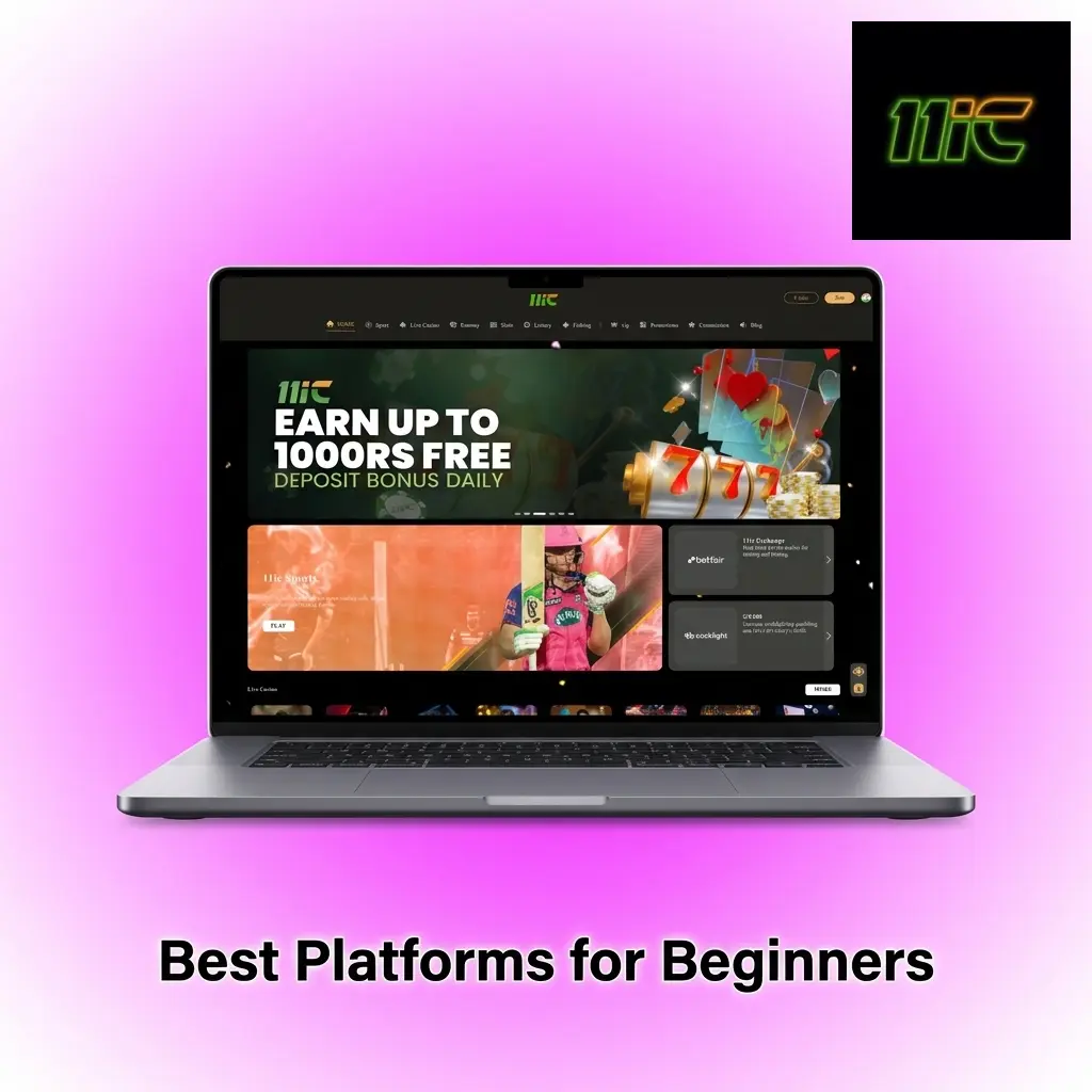 Best betting platforms for beginners in India featuring 11IC with 200 INR no-deposit bonus and BHIM UPI support