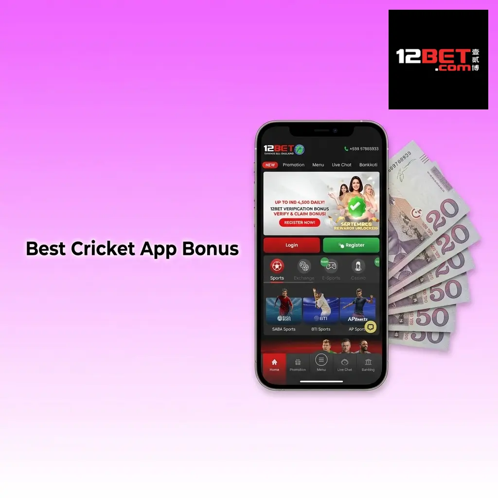 12bet cricket app bonus offer showing 88% up to 8000 INR welcome match with transparent wagering requirements for IPL betting