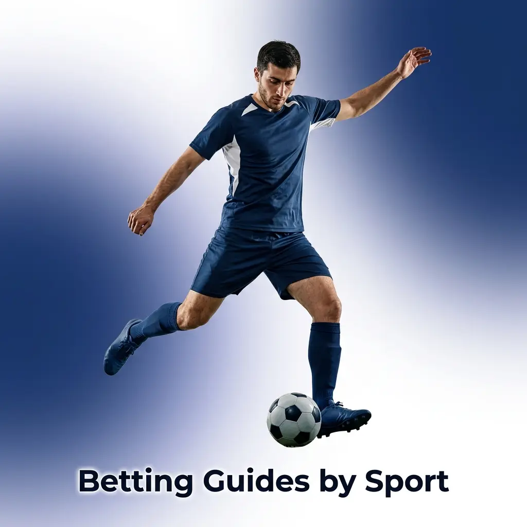 Sport-specific betting guides covering football, basketball, tennis, cricket, MMA, and esports markets and strategies