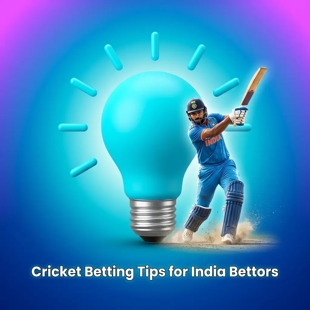 Cricket betting tips for India bettors covering pitch impact, odds comparison, rain rules, player availability, and bonus eligibility
