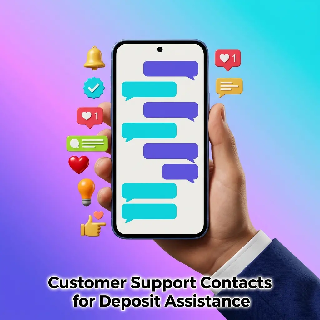 Betting platform customer support channels including live chat, email, phone, Telegram and WhatsApp for deposit assistance