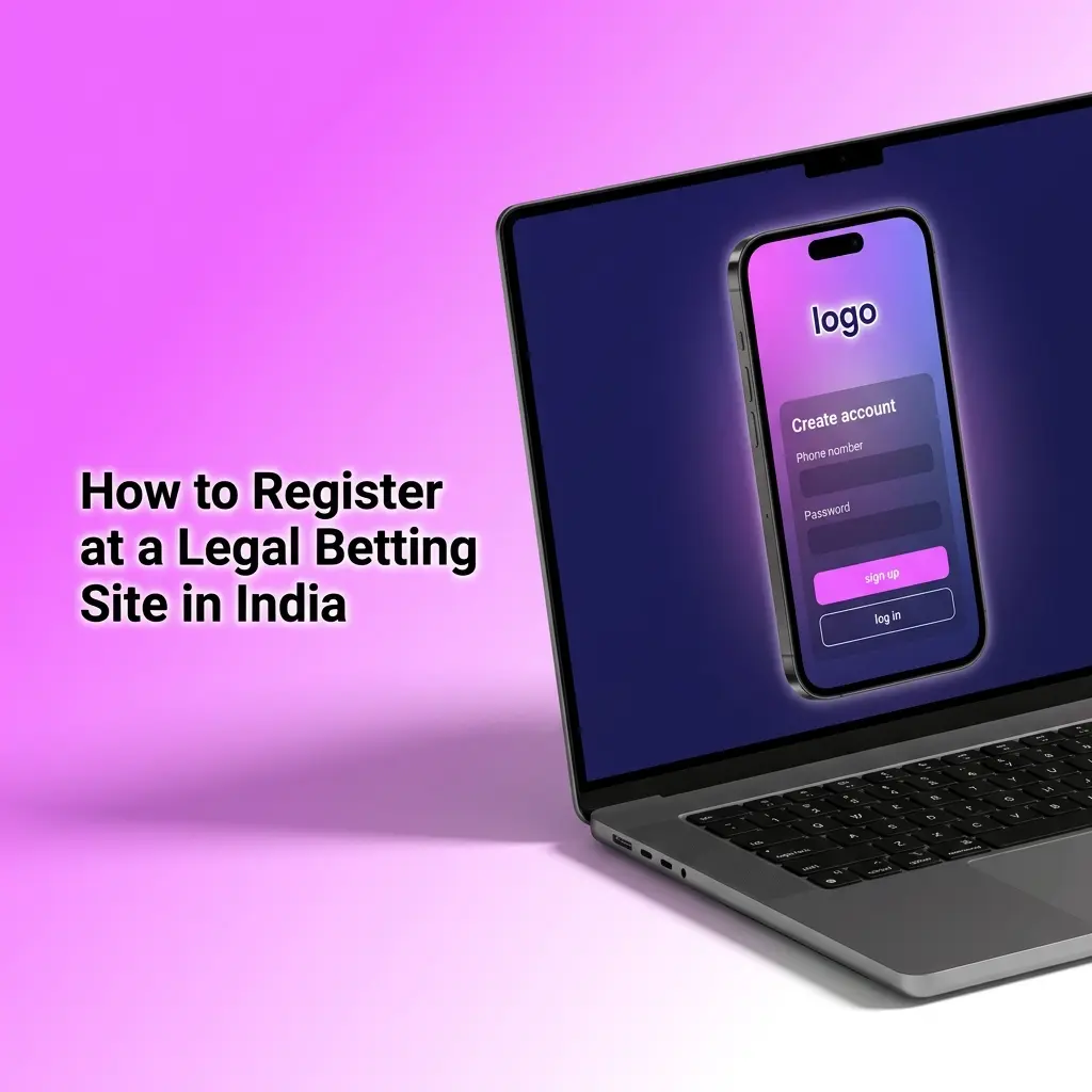 Step-by-step registration process on a legal betting site in India with KYC identity verification requirements