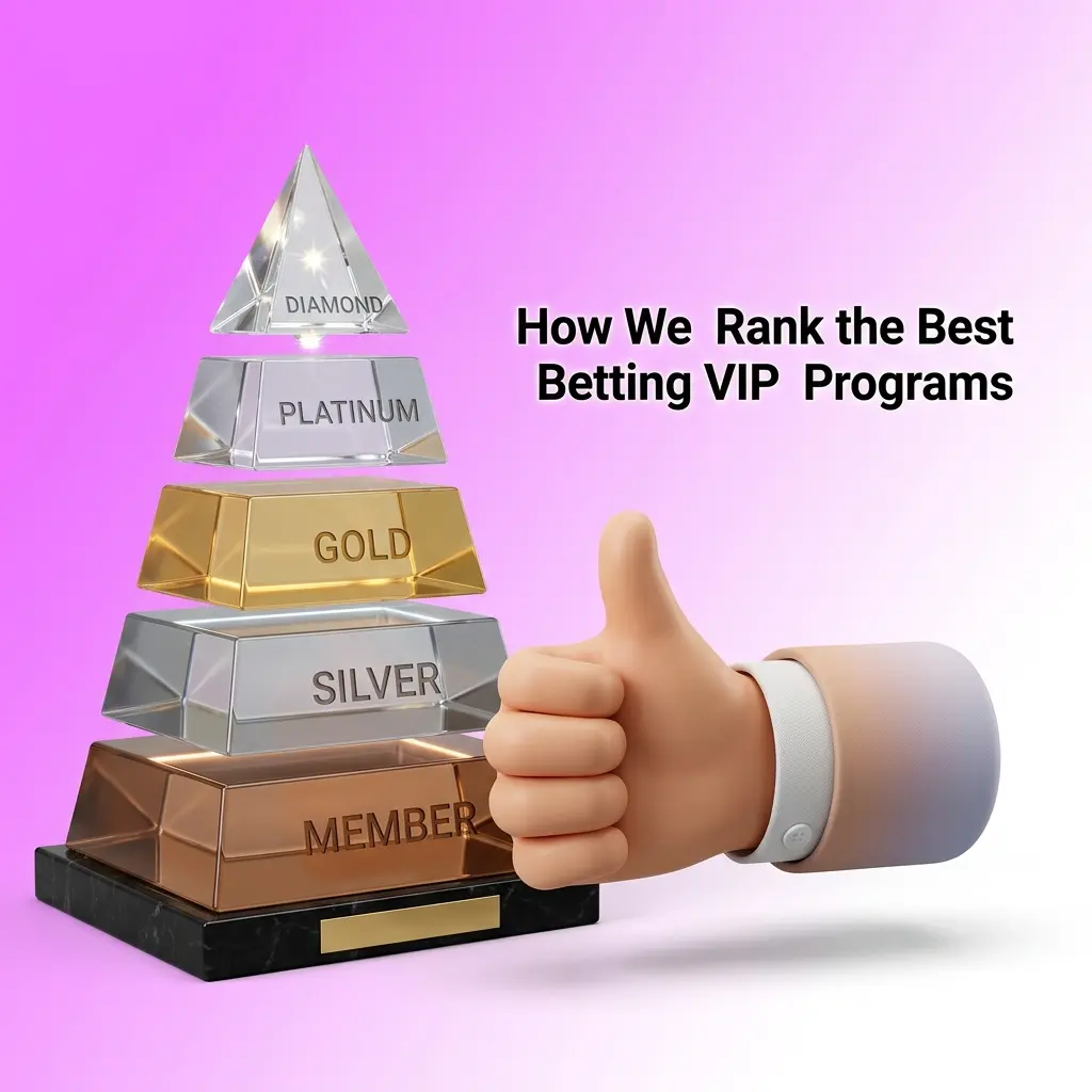 Betting VIP loyalty program ranking methodology showing criteria for Indian sportsbooks evaluated in 2026