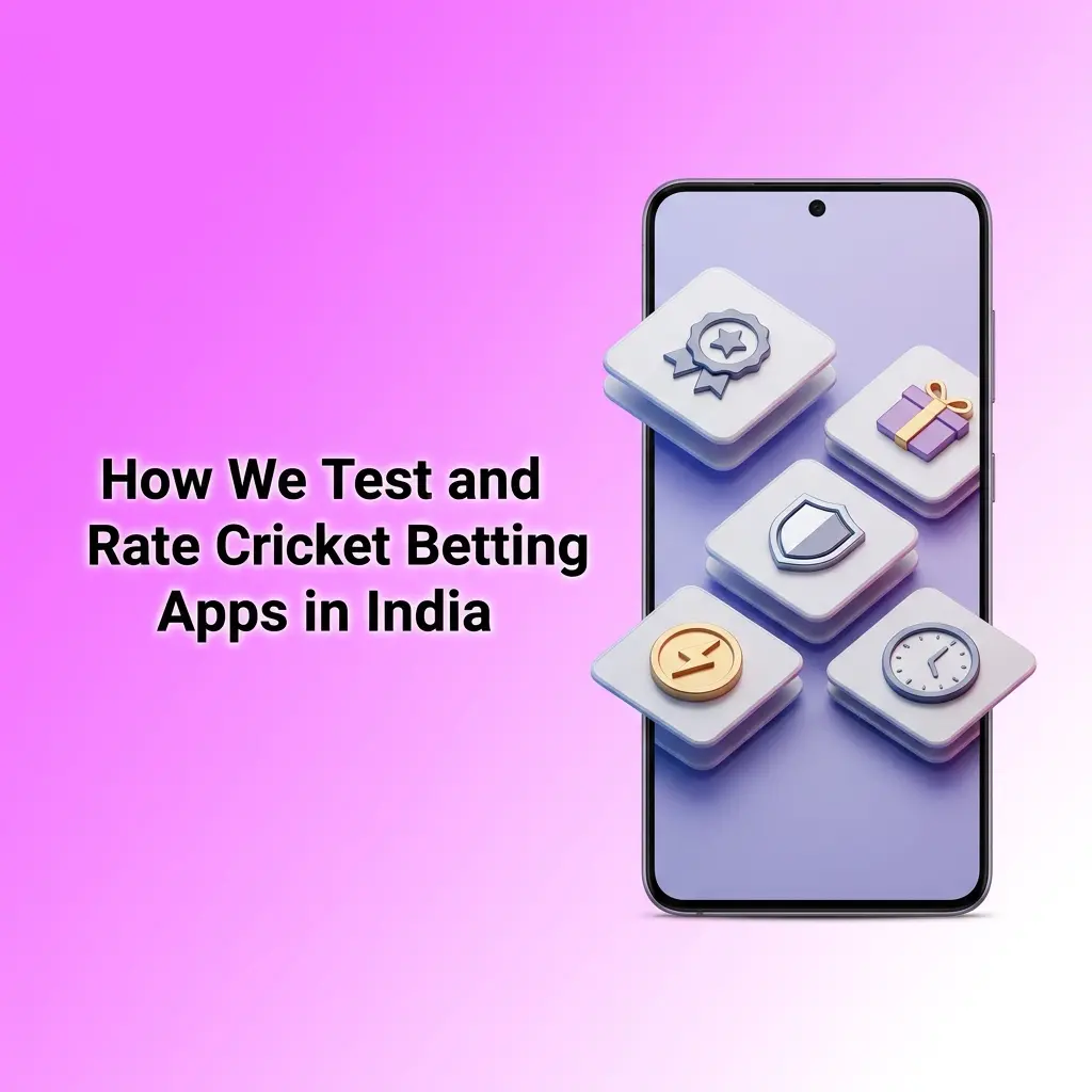 Cricket betting apps tested on Android and iOS devices across IPL 2026 and ICC Champions Trophy matches in India