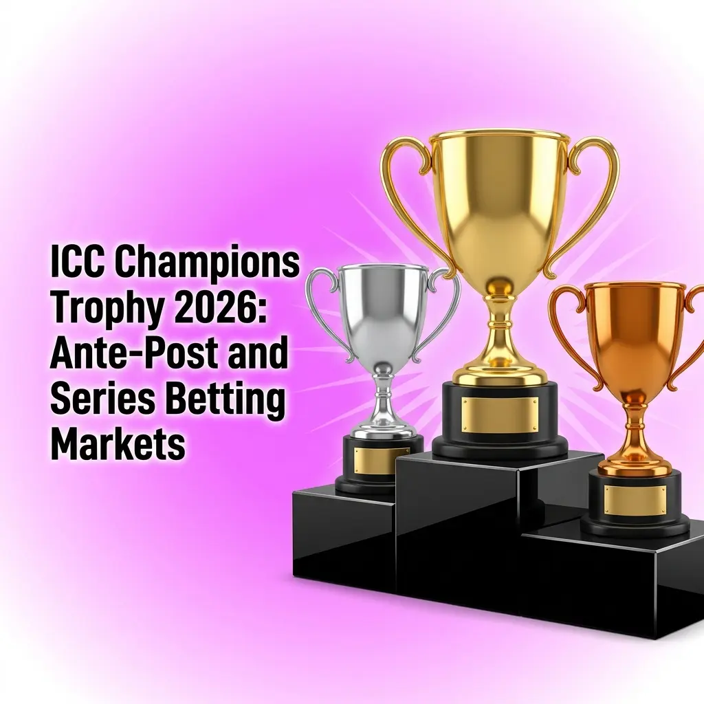 ICC Champions Trophy 2026 ante-post and series betting markets for India vs Pakistan with odds analysis