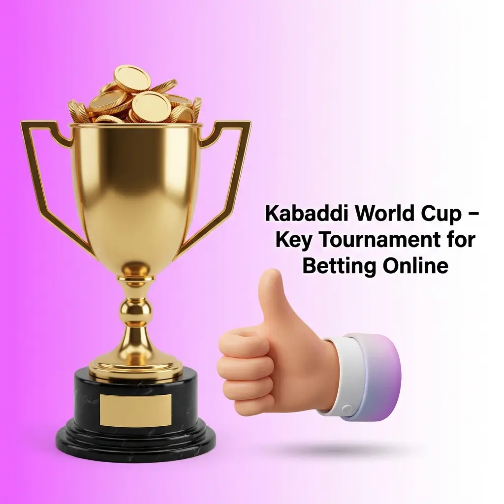 Kabaddi World Cup international tournament with India dominating all editions, featuring betting markets on Points Handicap and Total Points