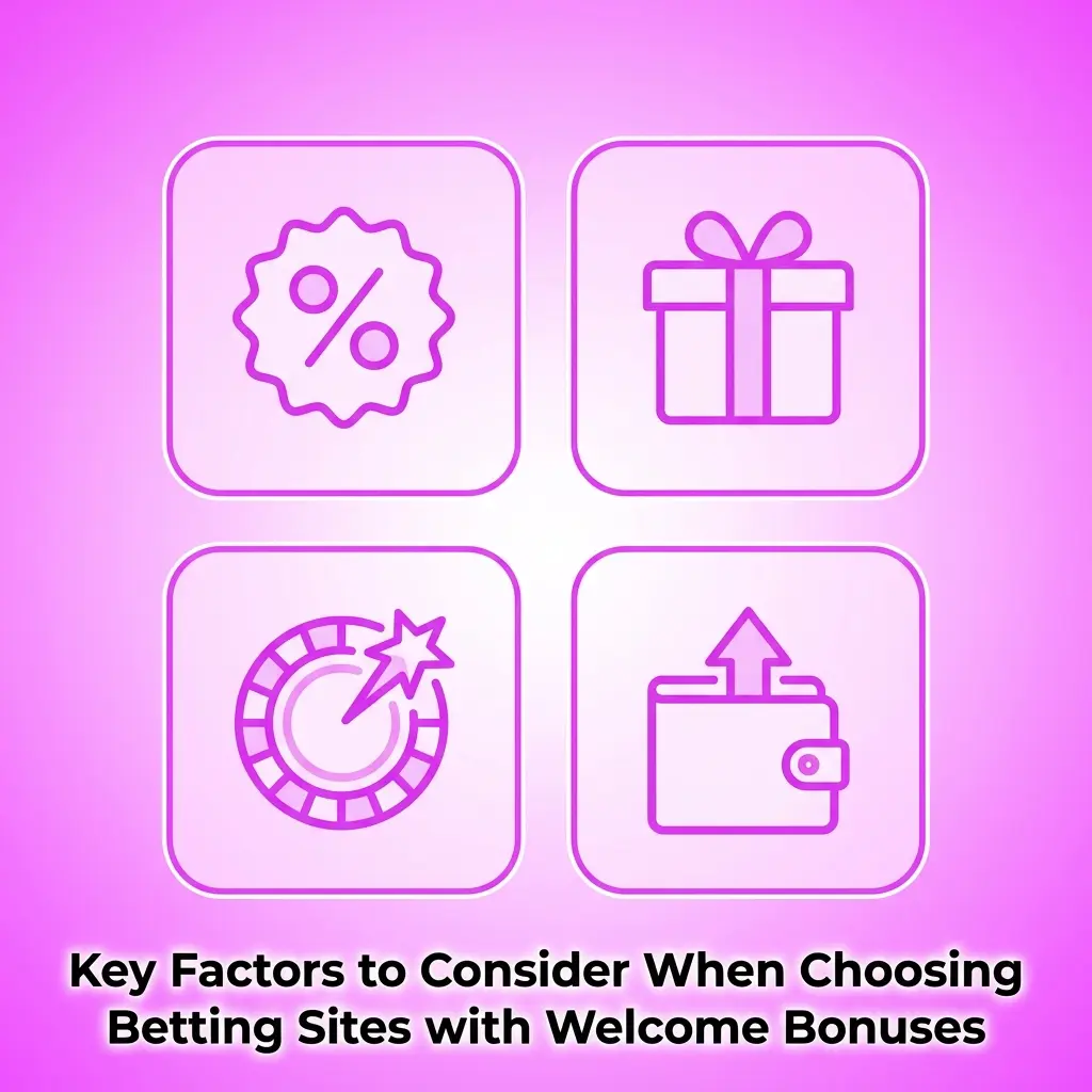 Betting site welcome bonus factors including wagering requirements, eligibility, bonus size, and fast INR withdrawal options