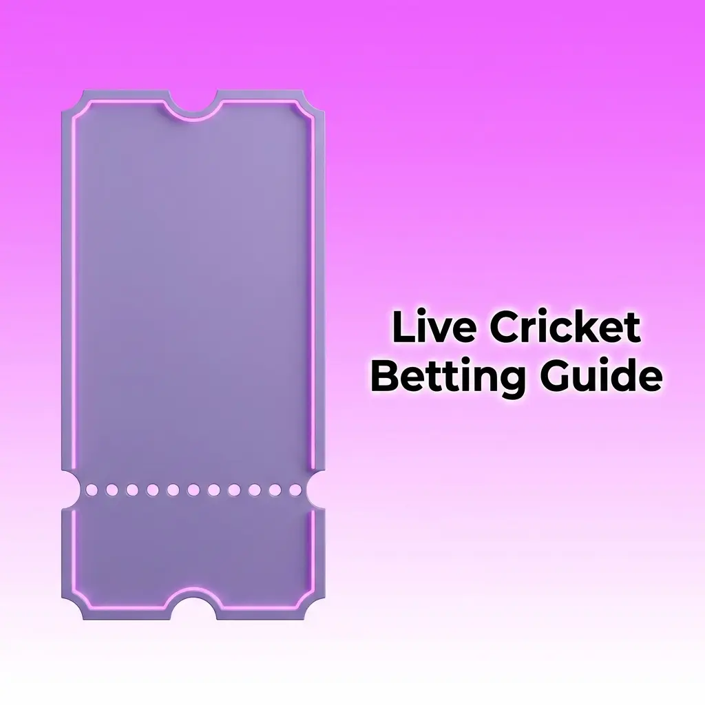 Live cricket betting guide showing in-play odds, market updates, and tips for Indian bettors on IPL and Test matches