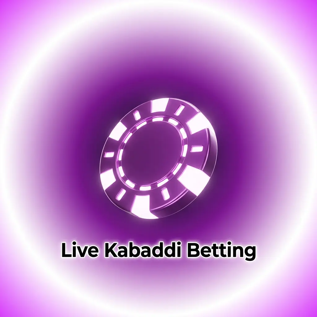 Live Kabaddi betting odds board showing in-play wagering markets with real-time point spreads and handicap lines