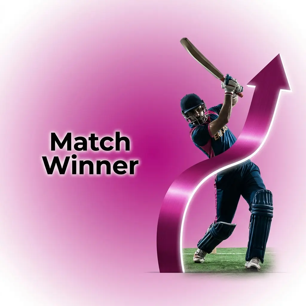 Cricket match winner betting market showing India vs Australia T20 odds with INR stakes and 1win IPL betting options