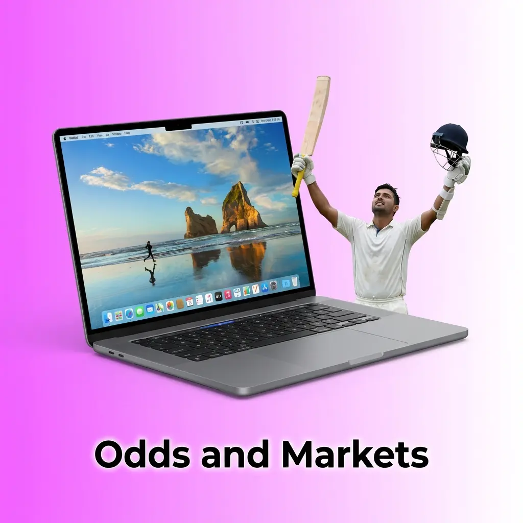 Bar chart comparing bookmaker margins across IPL, T20, and ISL markets showing range from 3.8% to 8% margin