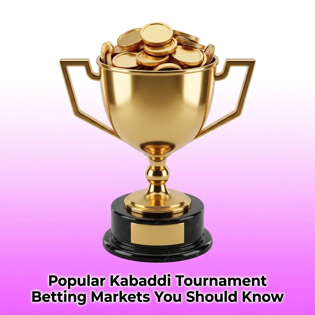 Popular Kabaddi tournament betting markets including match winner, handicap, totals, and in-play raid markets for PKL fixtures