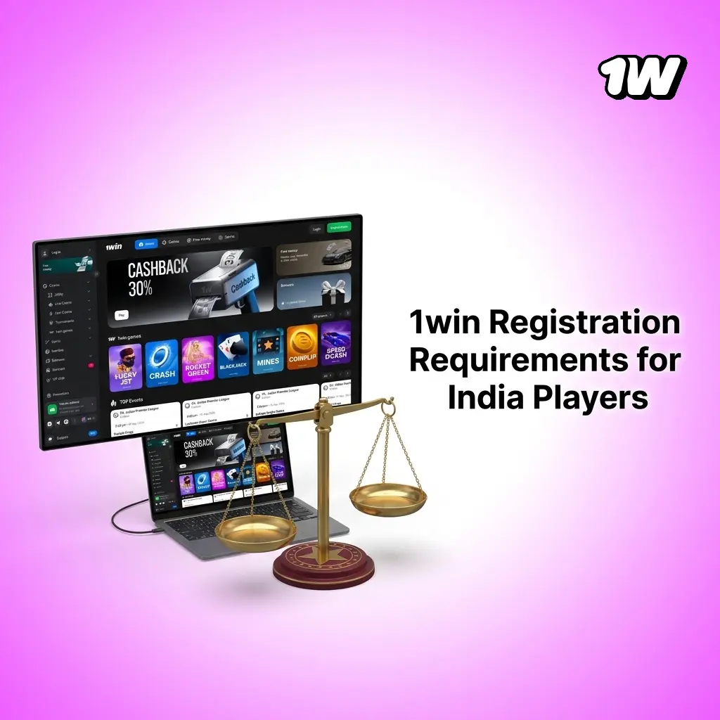 1win registration requirements for India players including age limit, account rules, and compliance criteria