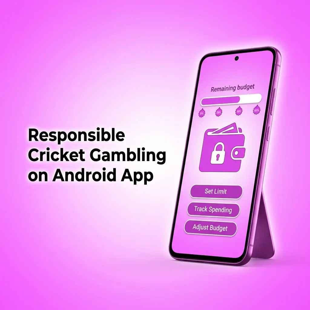 Responsible cricket gambling tools on Android app with deposit limits, self-exclusion, and reality check timers for safe betting