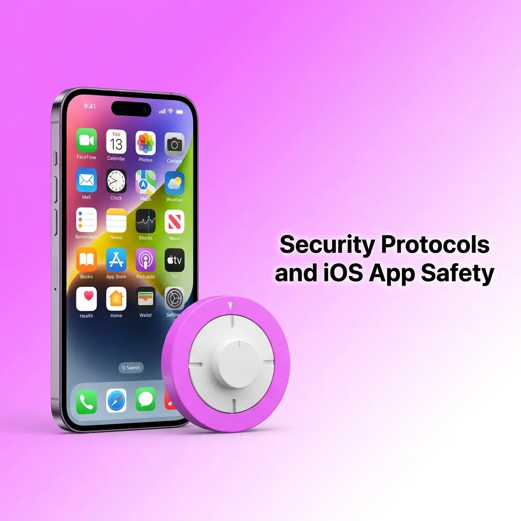 iOS betting app security protocols showing TLS encryption, Face ID, 2FA, and App Store code signing protection