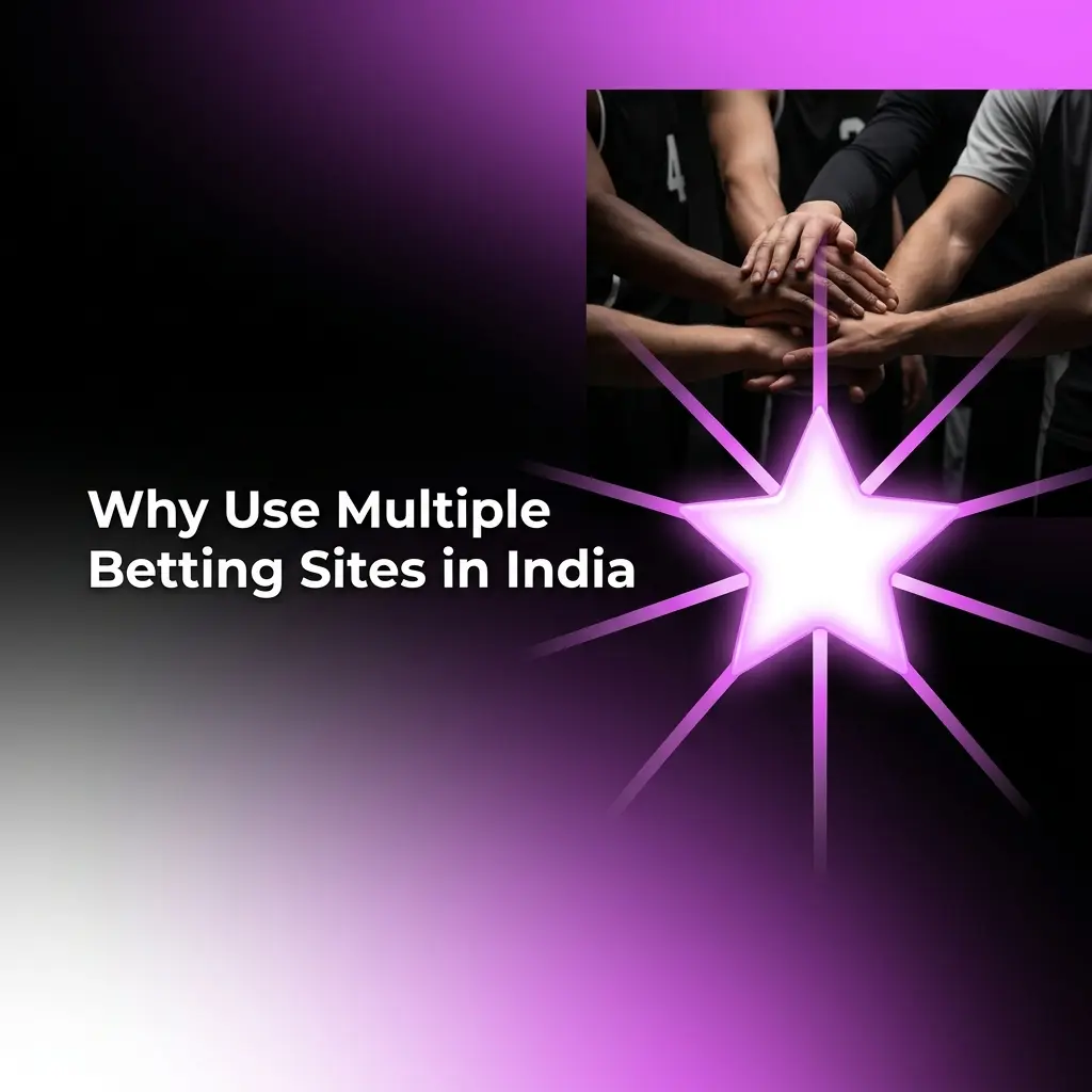 Multiple betting sites in India showing cricket odds comparison, bonus offers, and payment options across platforms