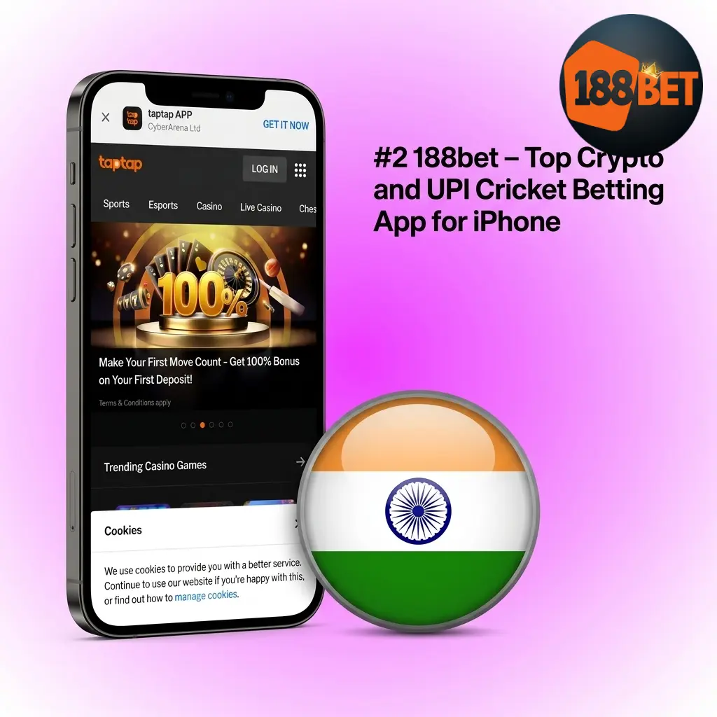 188bet crypto and UPI cricket betting app for iPhone with PAGCOR and Isle of Man dual licensing
