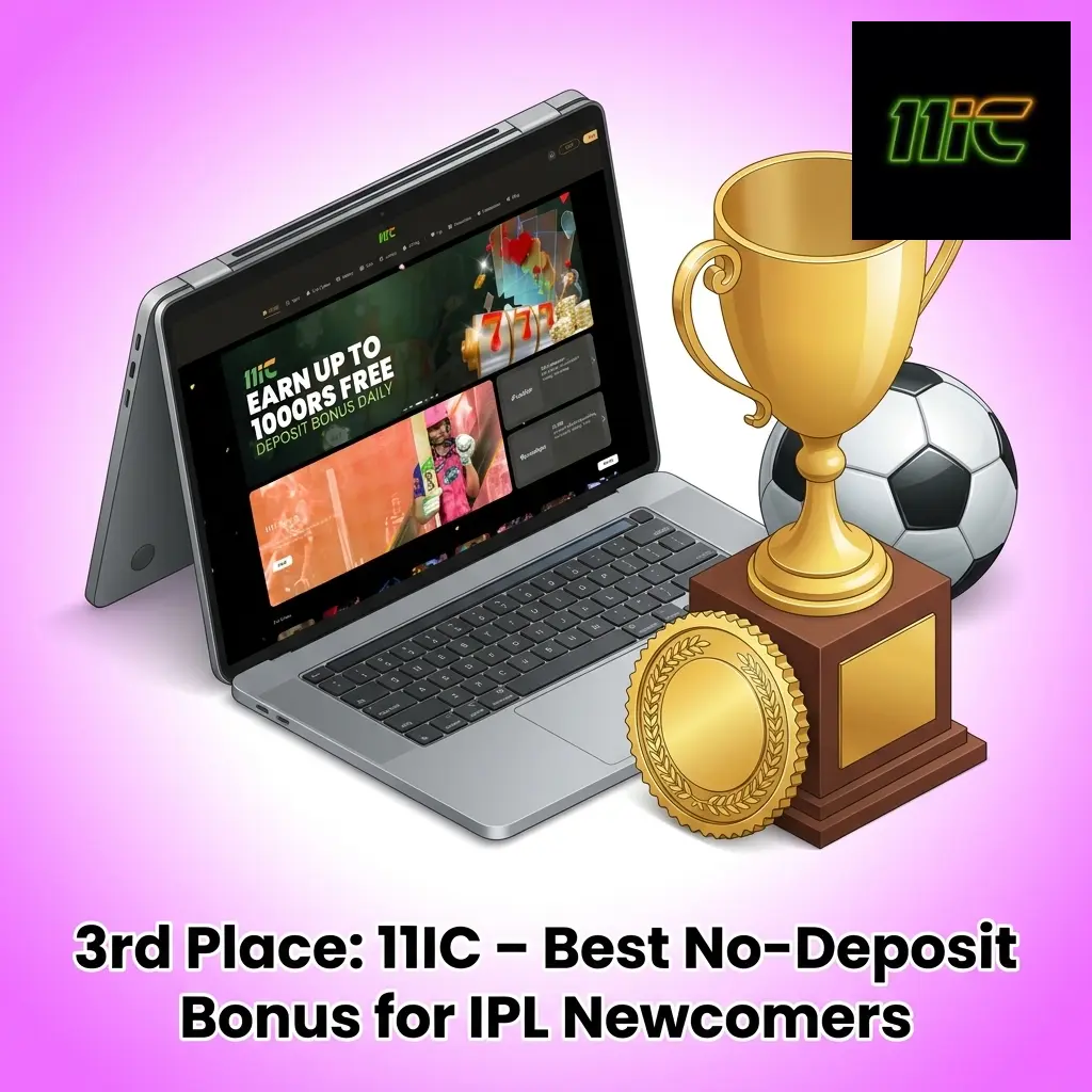 11IC betting site offering 200 INR no-deposit bonus for IPL newcomers with BHIM AmazonPay payment options