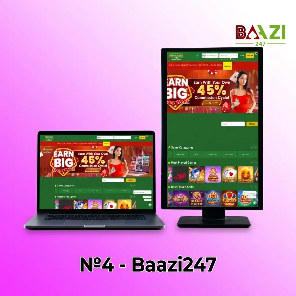 Baazi247 cricket betting platform ranked 4th with IPL markets, Google Pay deposits, and 1000 INR free bet bonus