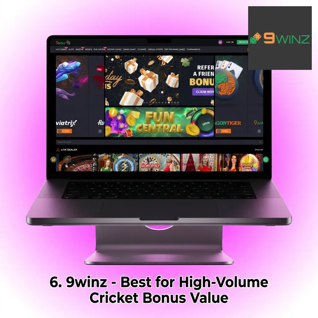 9winz cricket betting site offering 450% welcome bonus up to 150,000 INR with GPay and UPI deposits for India bettors