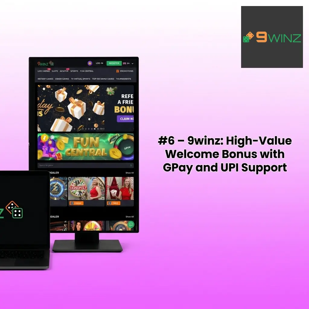 9winz casino welcome bonus 450% up to 1,50,000 INR with GPay and UPI support for Indian players