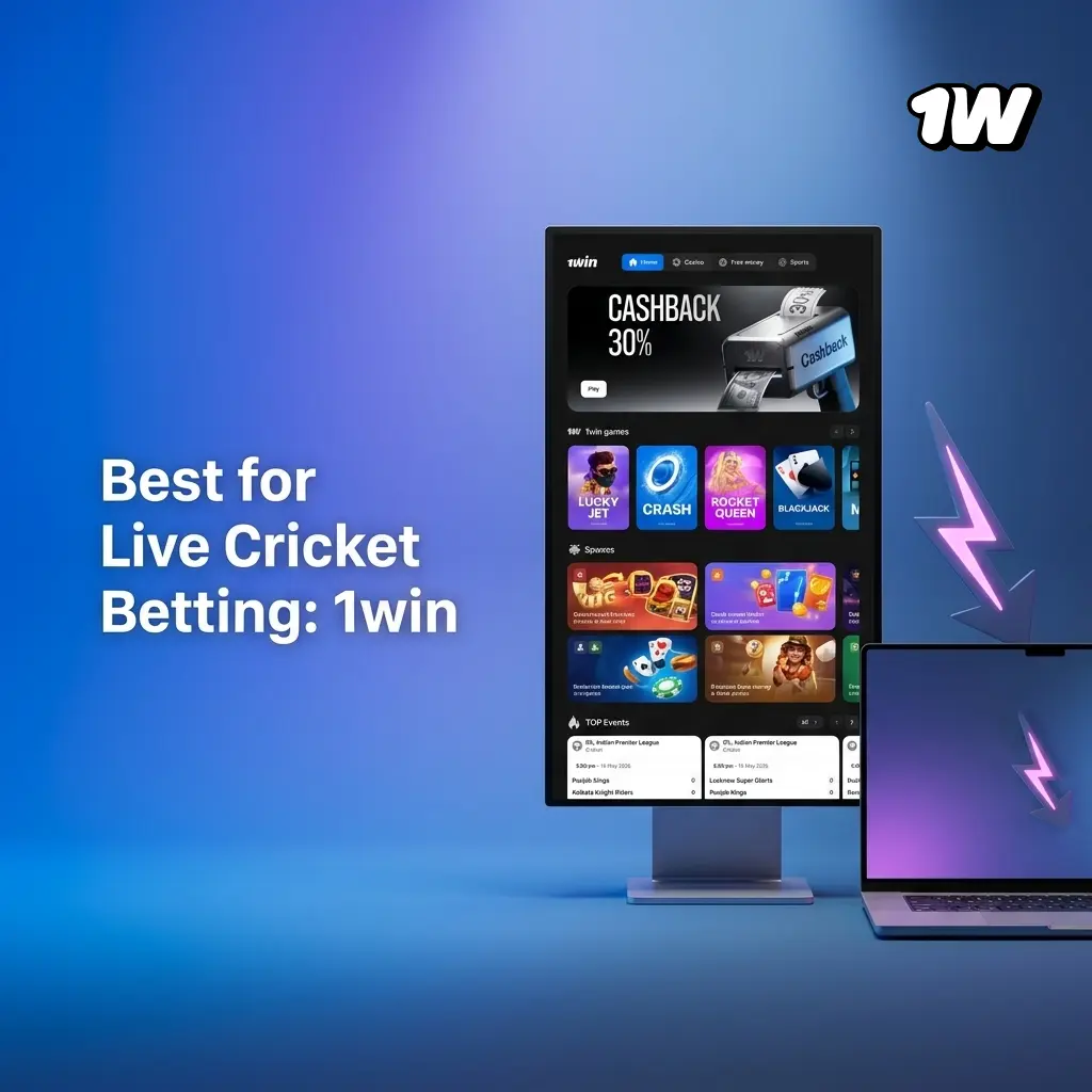 1win live cricket betting interface showing real-time IPL odds with ball-by-ball markets updating every 3-5 seconds