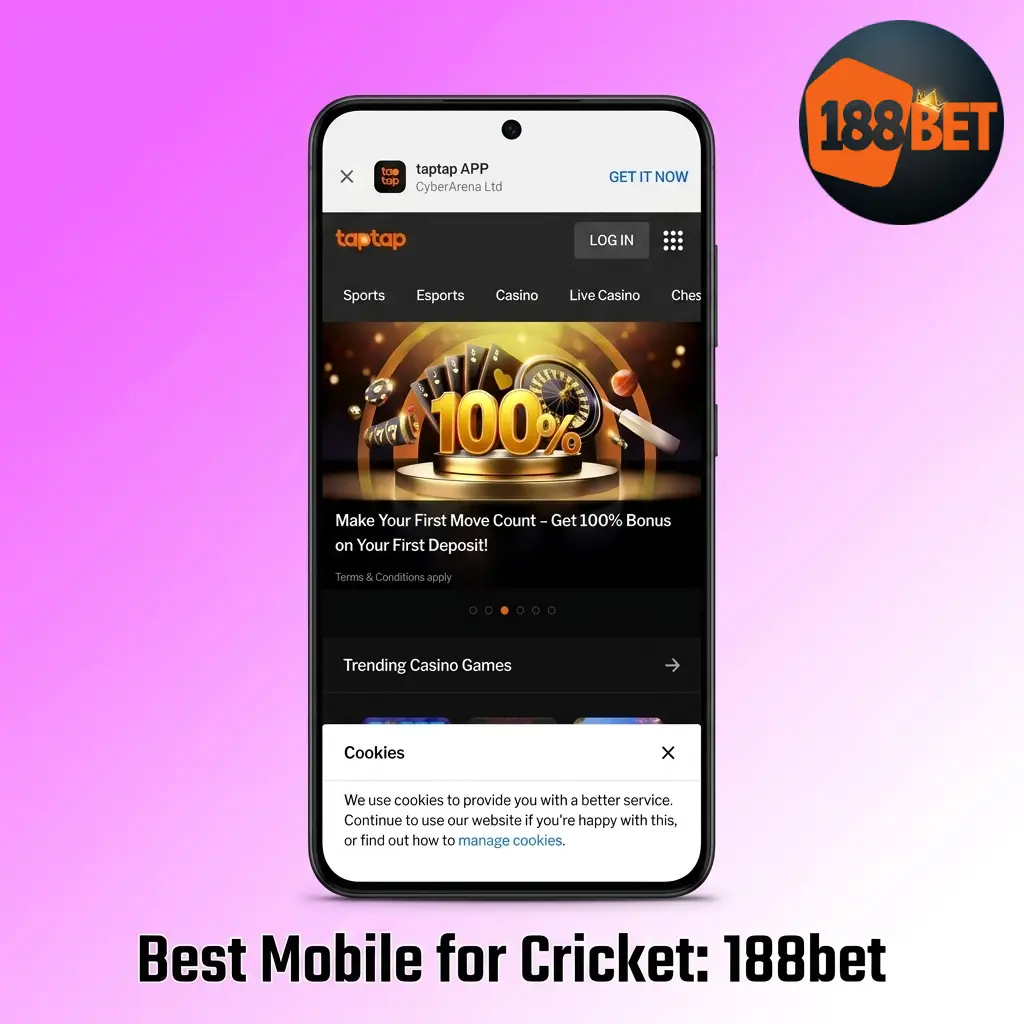 188bet mobile Cricket betting platform for India users with fast IPL live odds, UPI deposits, and Jio 4G optimised browser site
