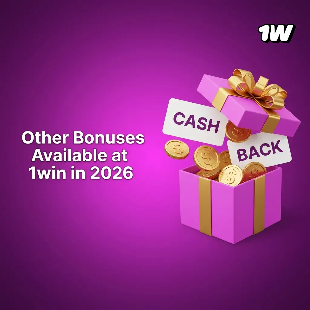 1win bonuses in 2026 including cashback, express boost, birthday offer, referral rewards, and promo store for Indian players