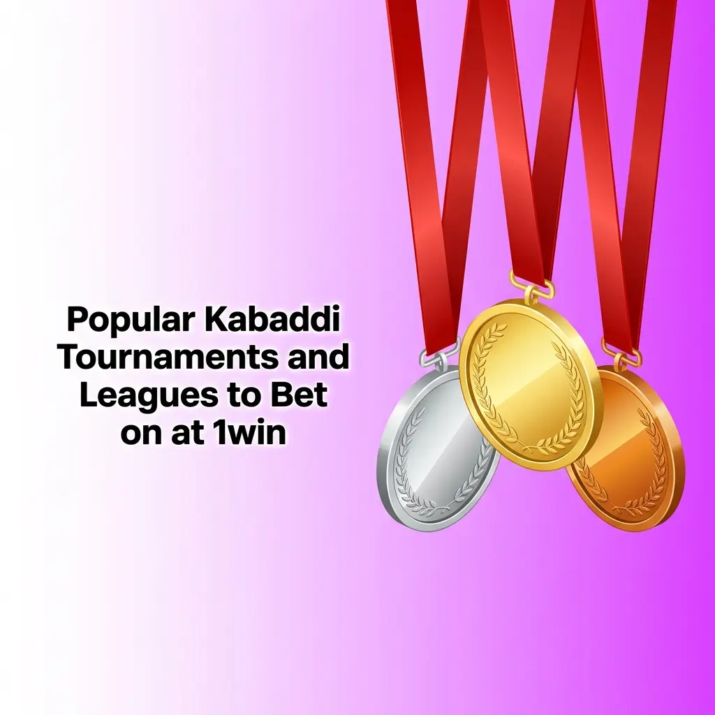 Popular Kabaddi tournaments and leagues to bet on at 1win including PKL, World Cup, and Asian Championship