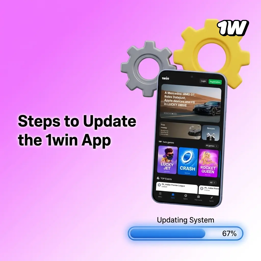 Steps to update the 1win app on Android and iOS devices for latest features and security patches